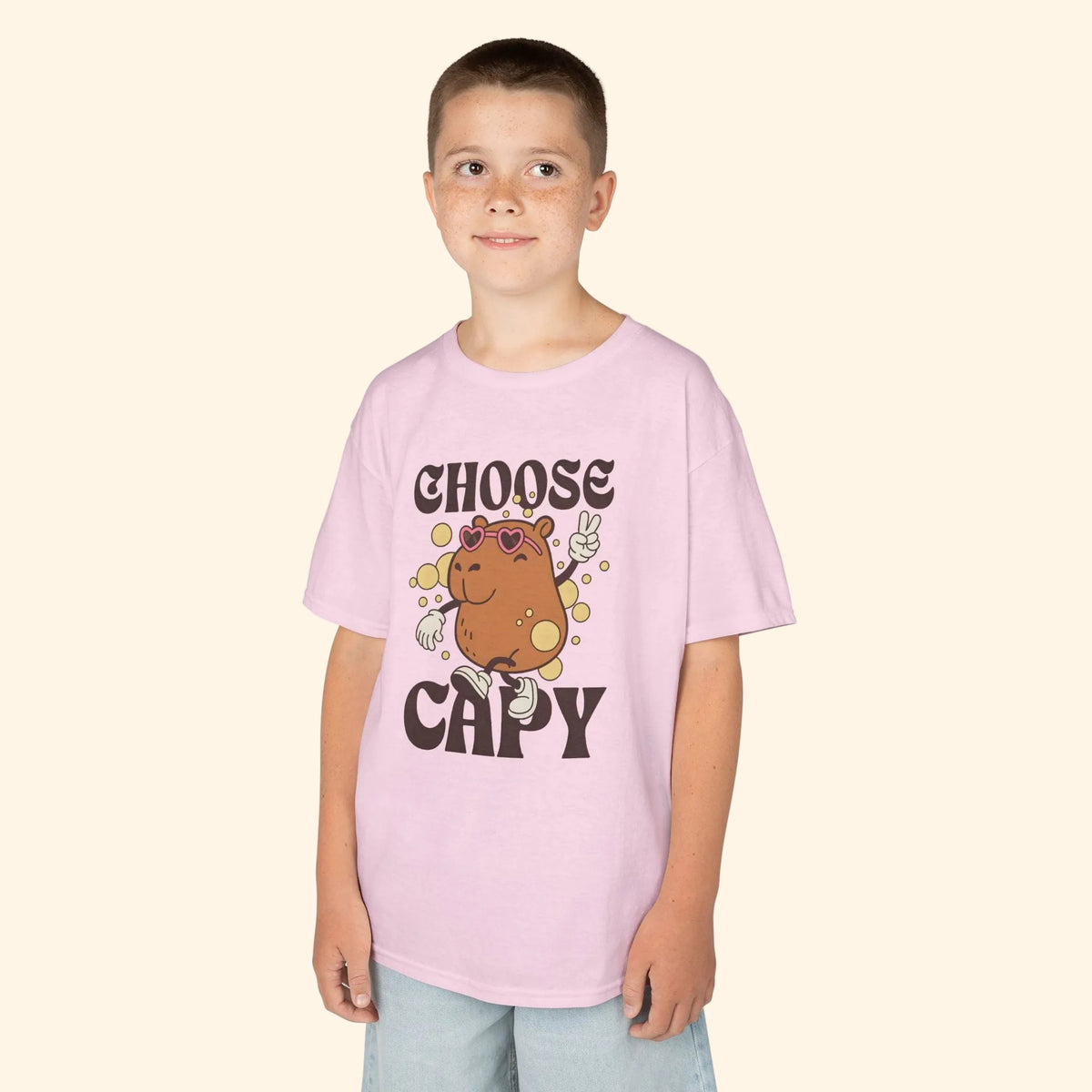 choose capy kids tee