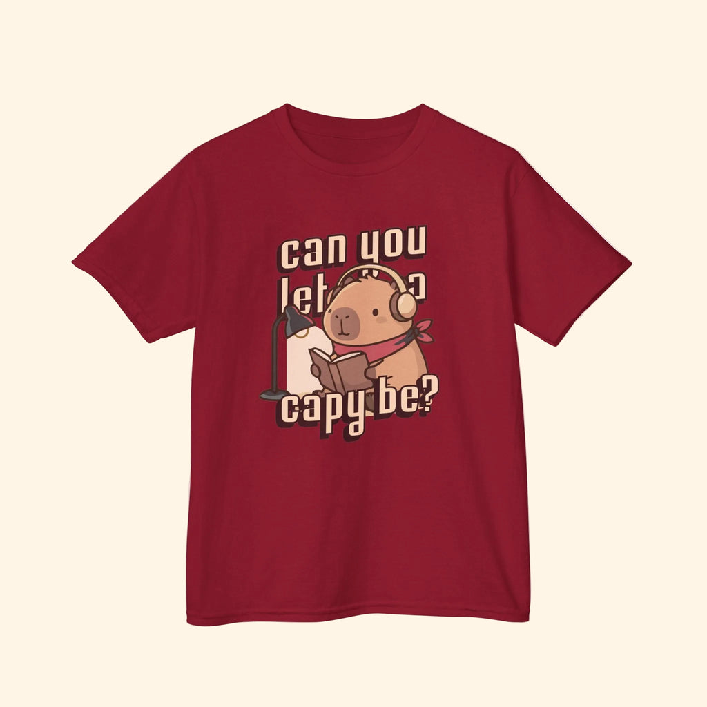 can you let a capy be? kids tee