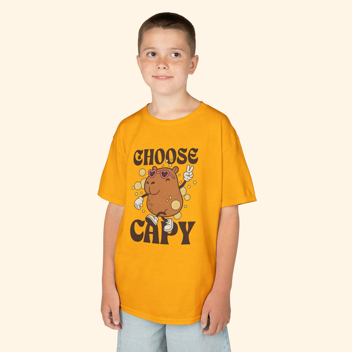 choose capy kids tee