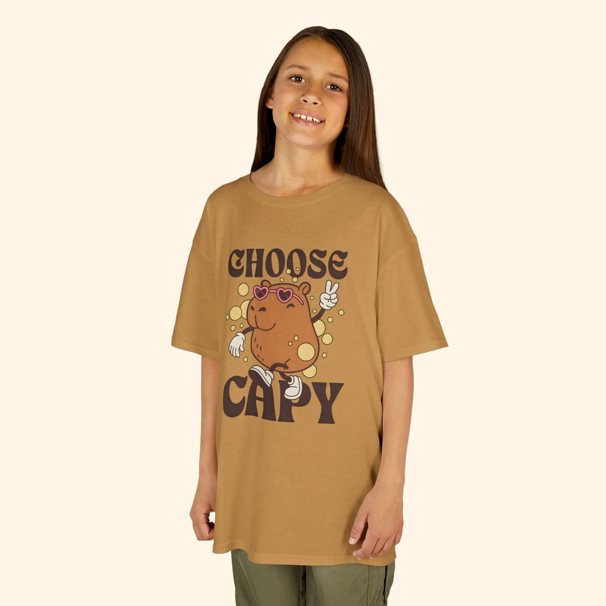 choose capy kids tee