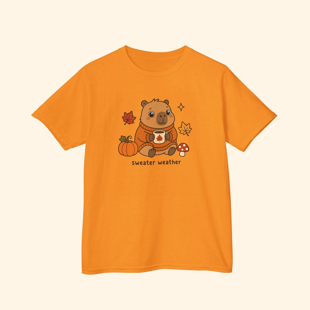 sweater weather capy kids tee