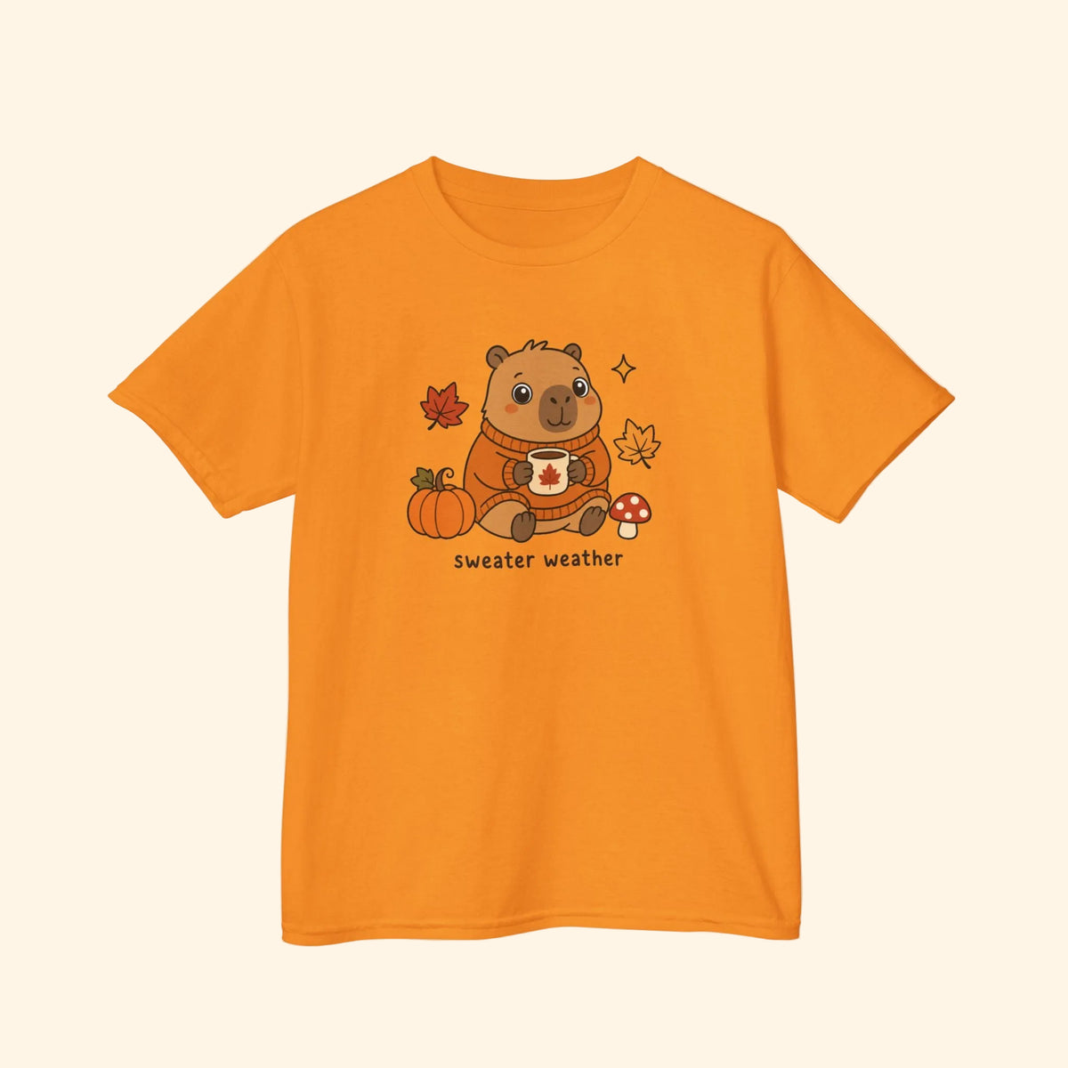 sweater weather capy kids tee