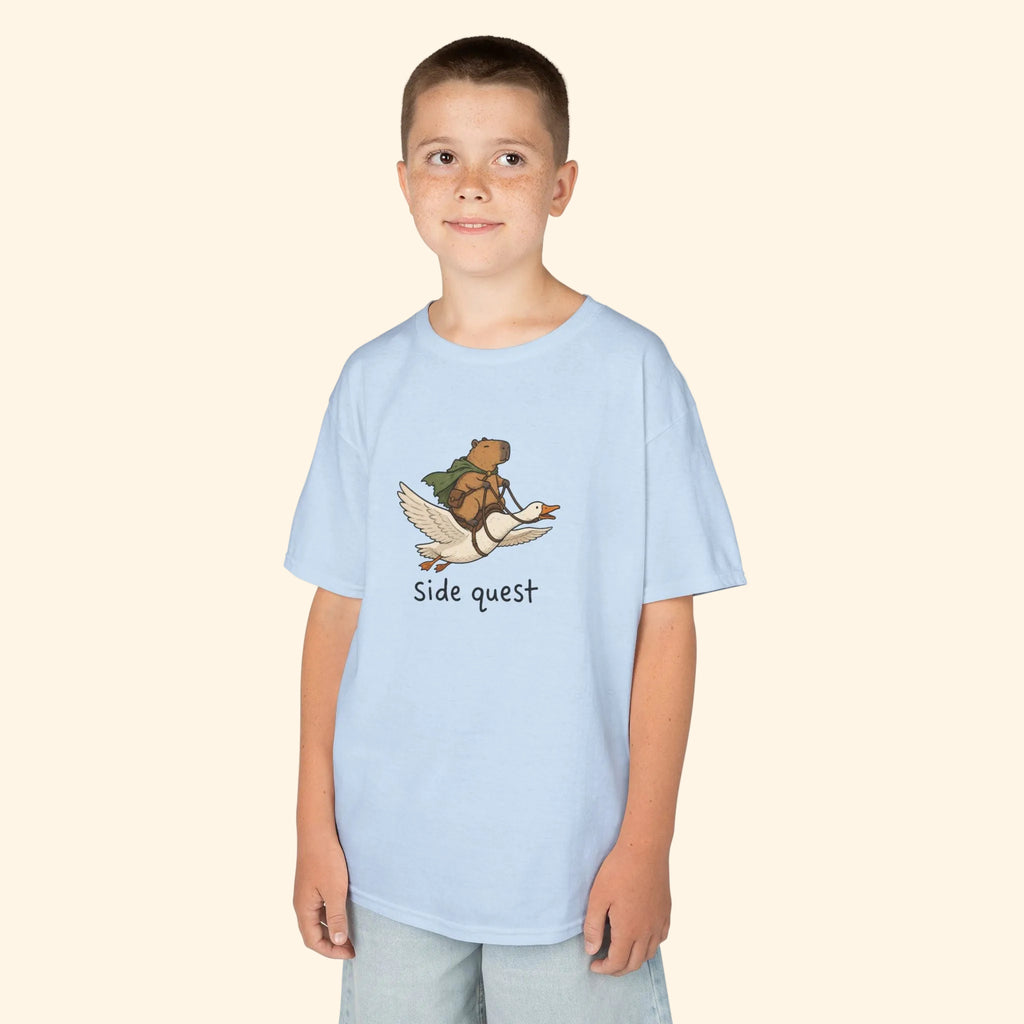 capybara side quest kids tee