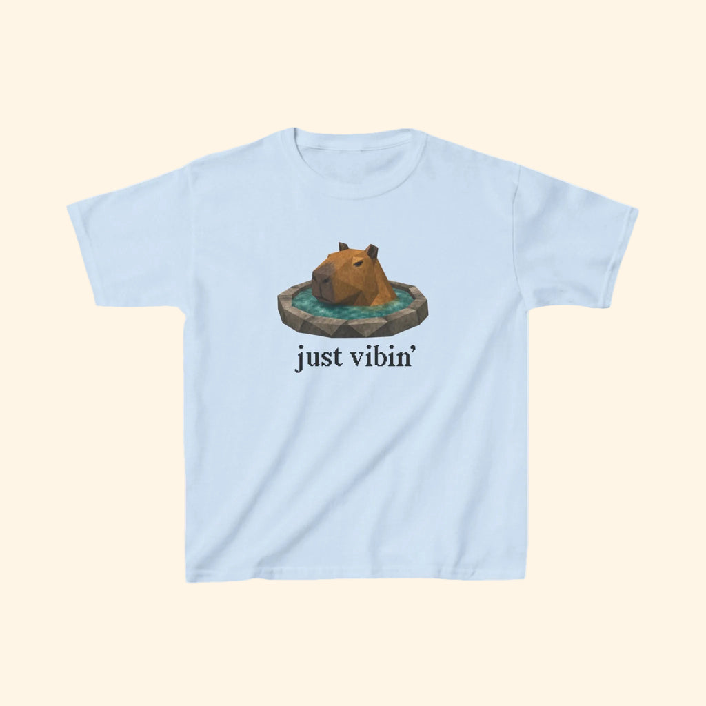 just vibin' kids tee