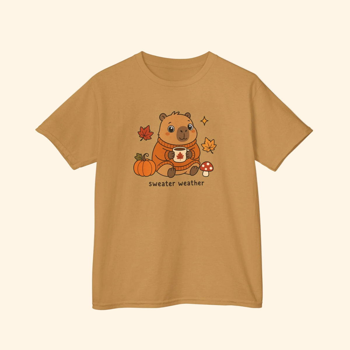 sweater weather capy kids tee