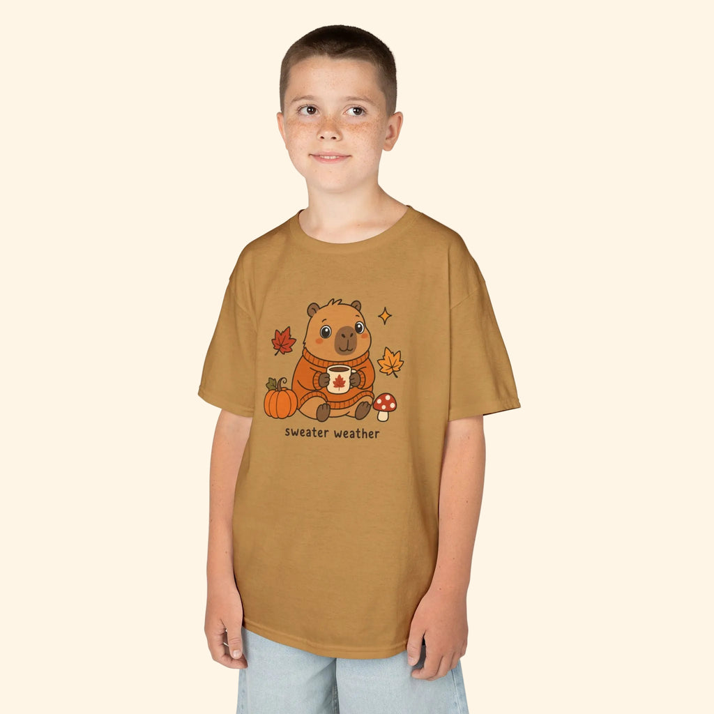 sweater weather capy kids tee
