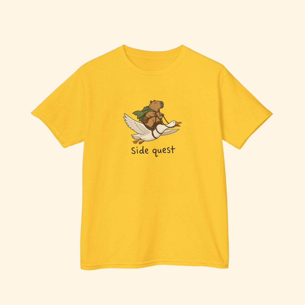 capybara side quest kids tee