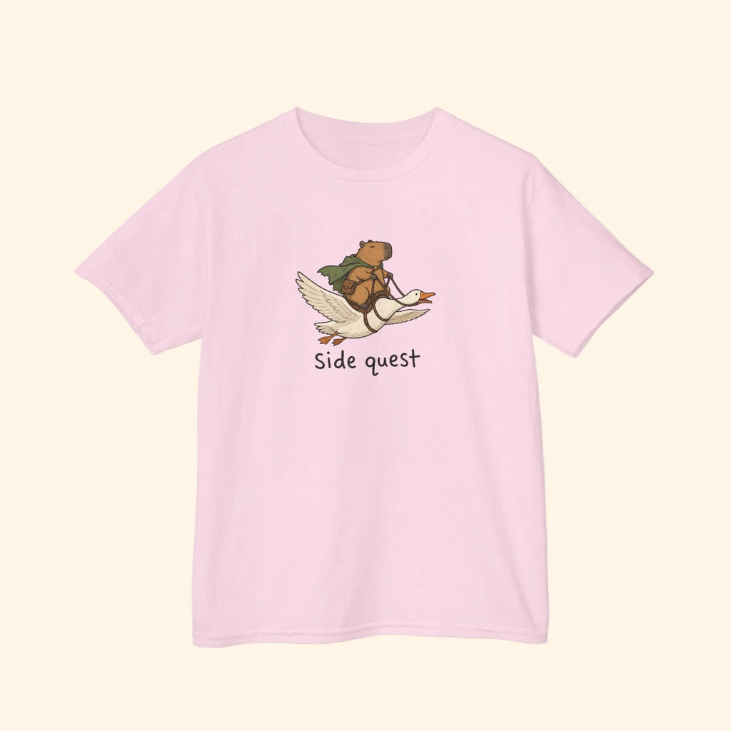 capybara side quest kids tee
