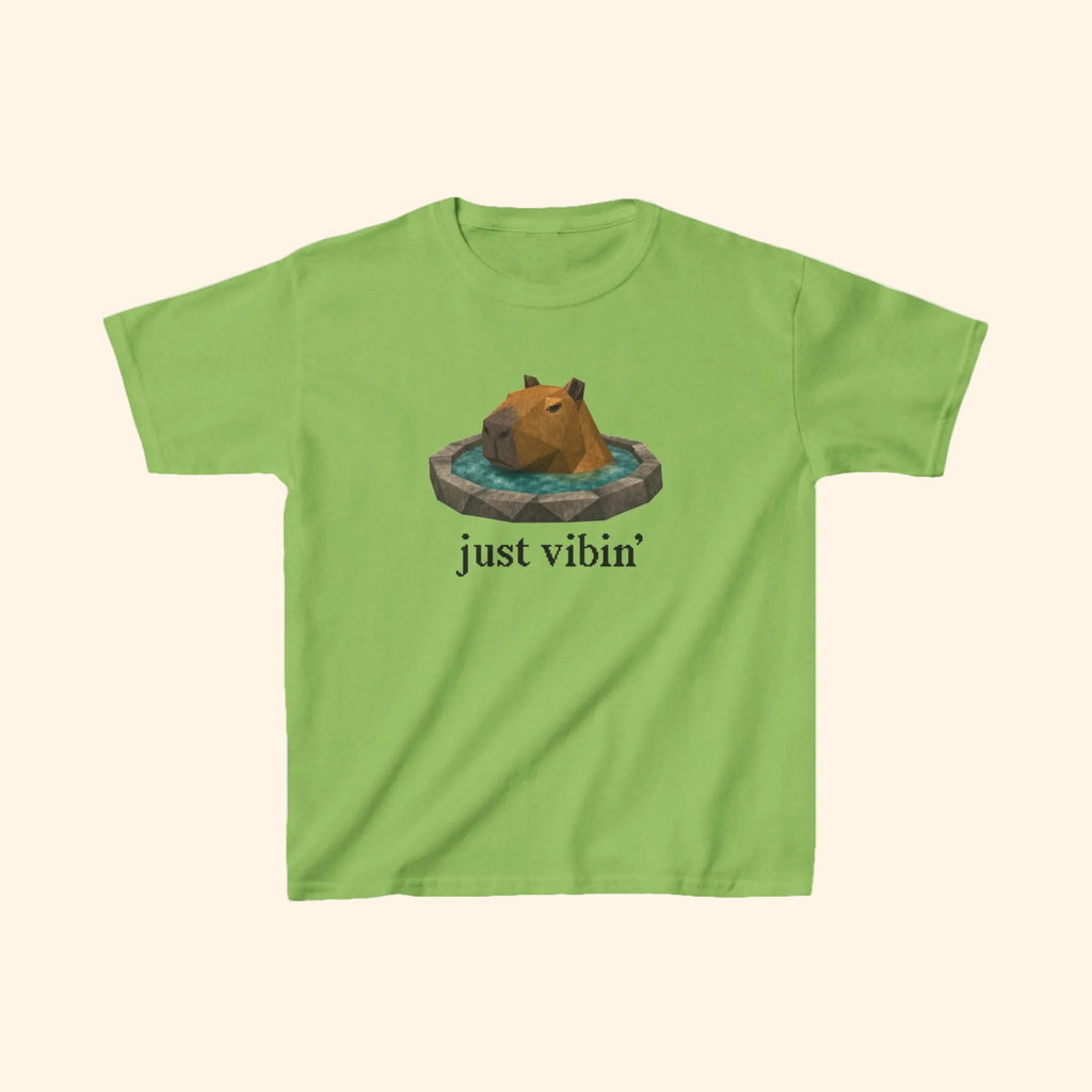 just vibin' kids tee