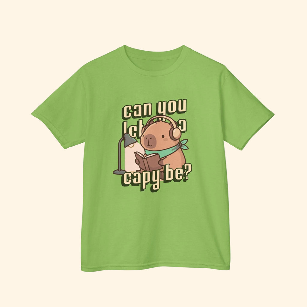 can you let a capy be? kids tee