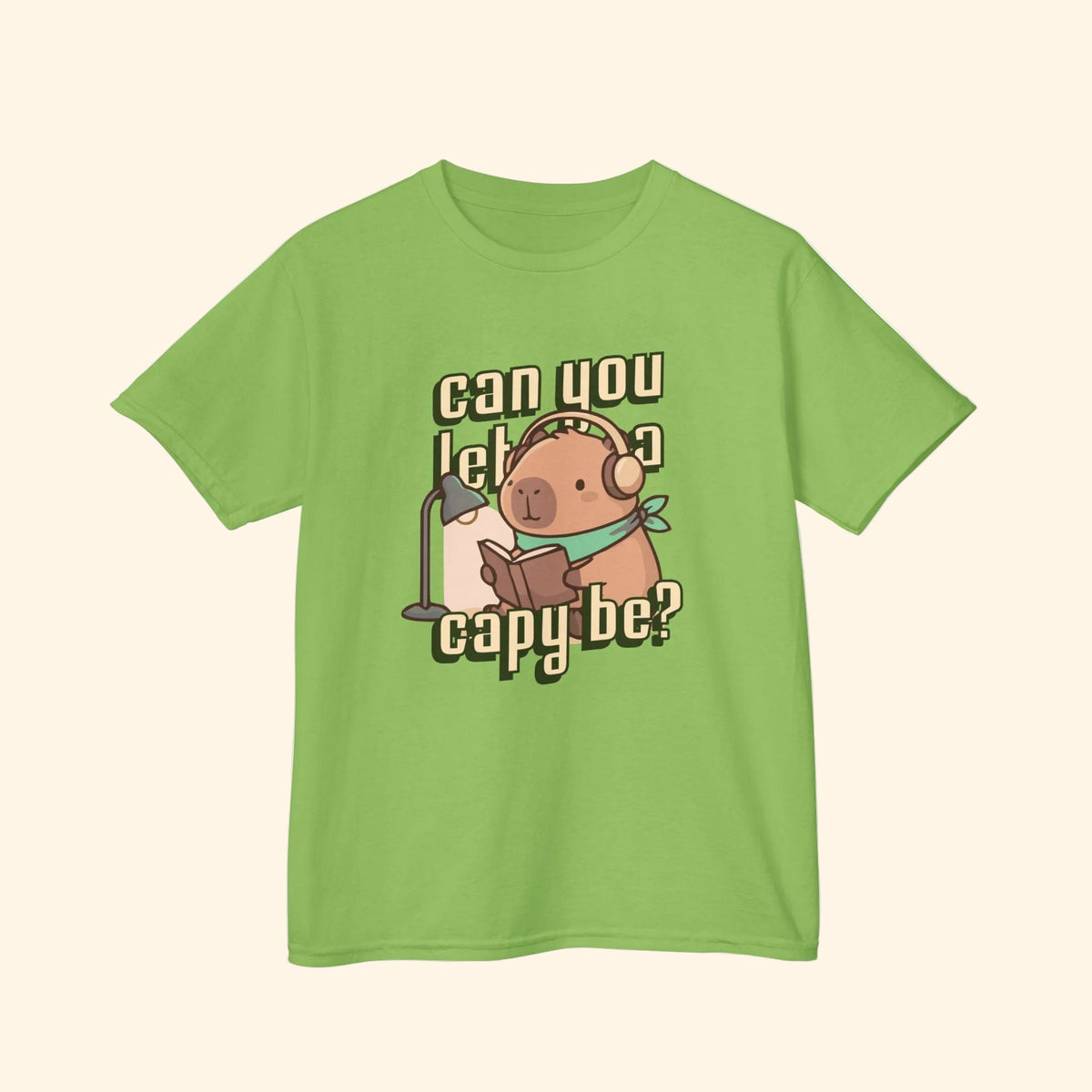 can you let a capy be? kids tee
