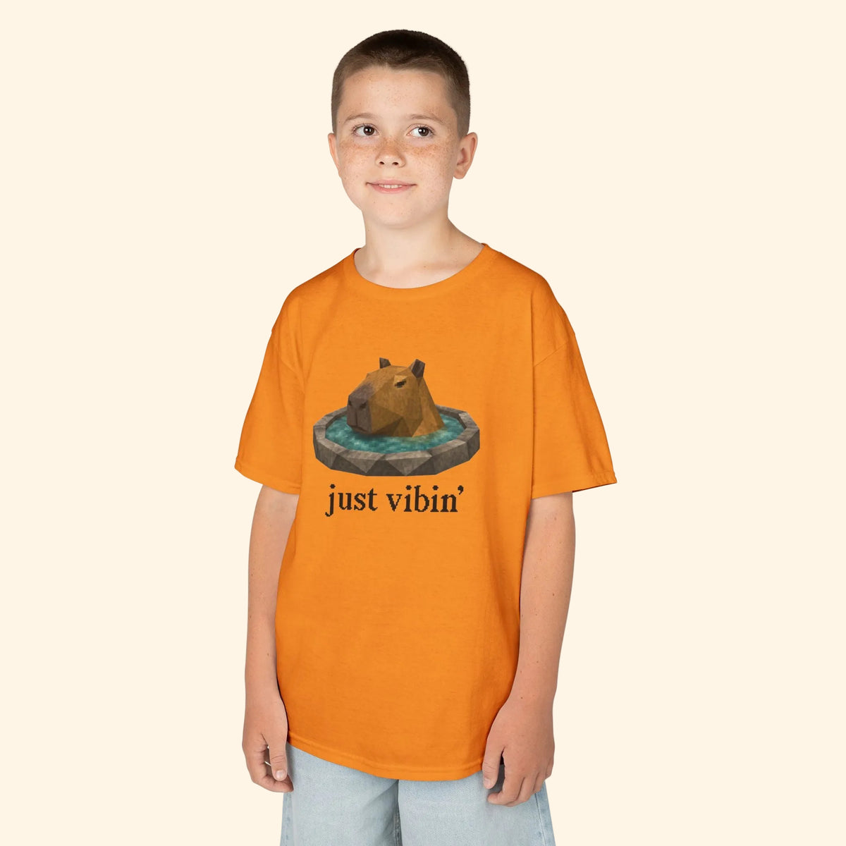 just vibin' kids tee