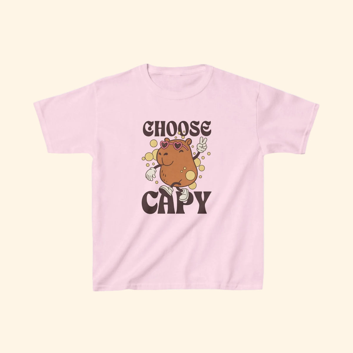 choose capy kids tee