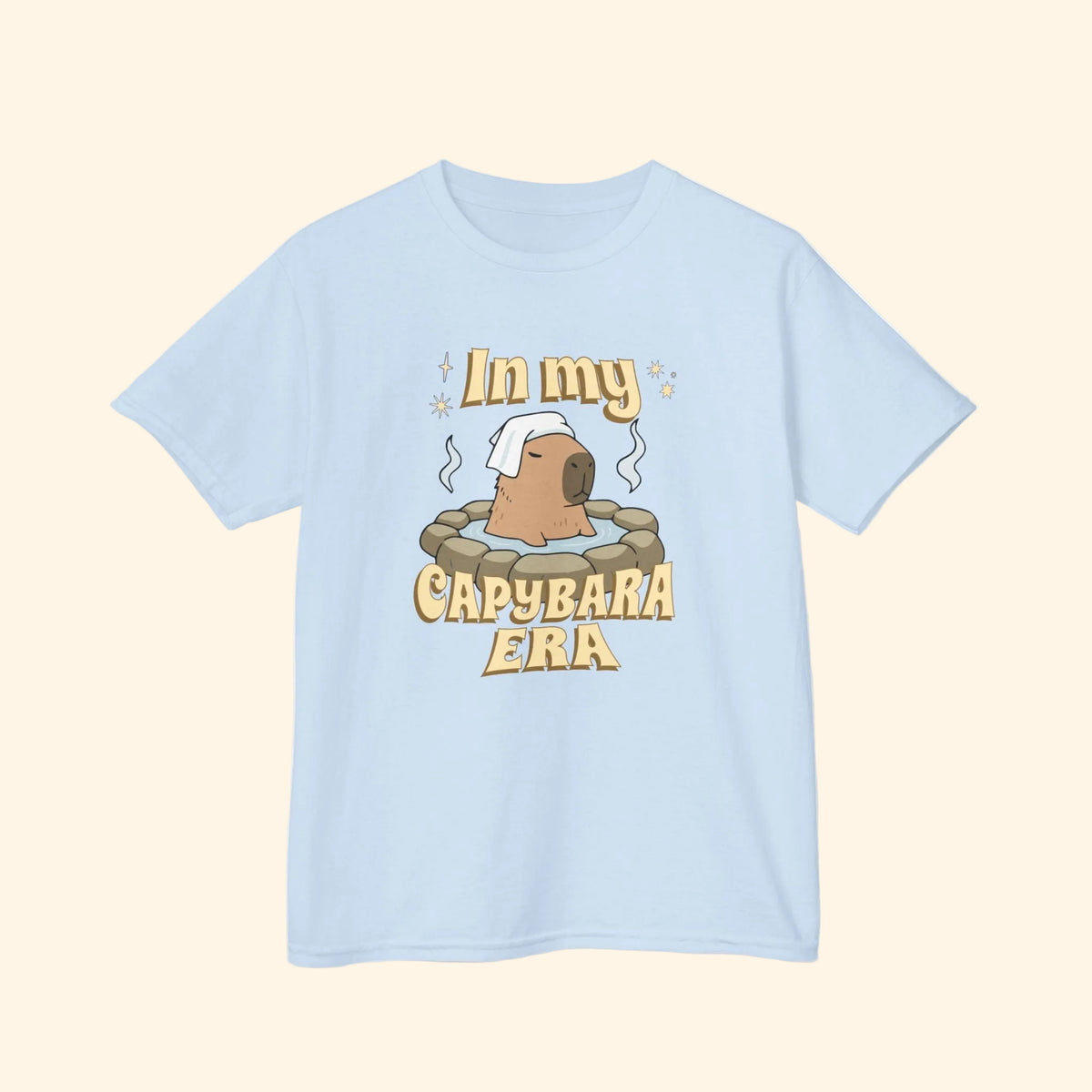 in my capybara era kids tee