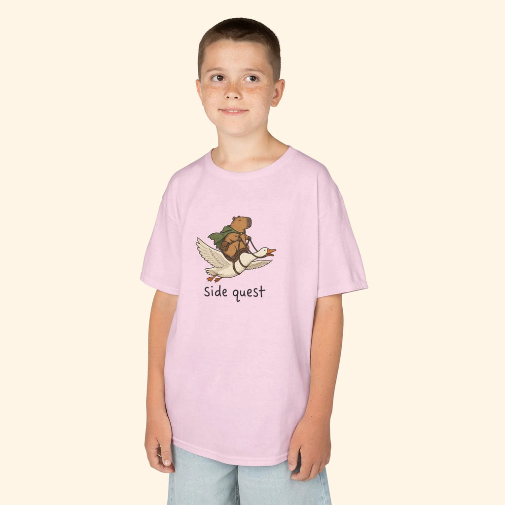 capybara side quest kids tee