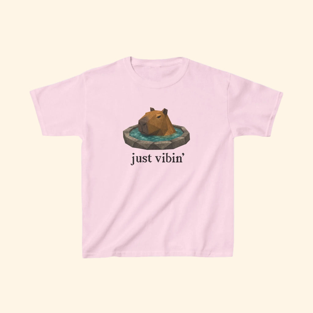 just vibin' kids tee