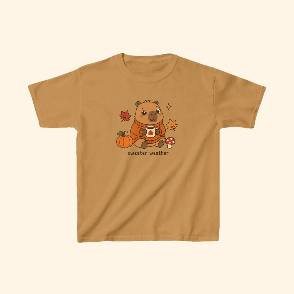 sweater weather capy kids tee