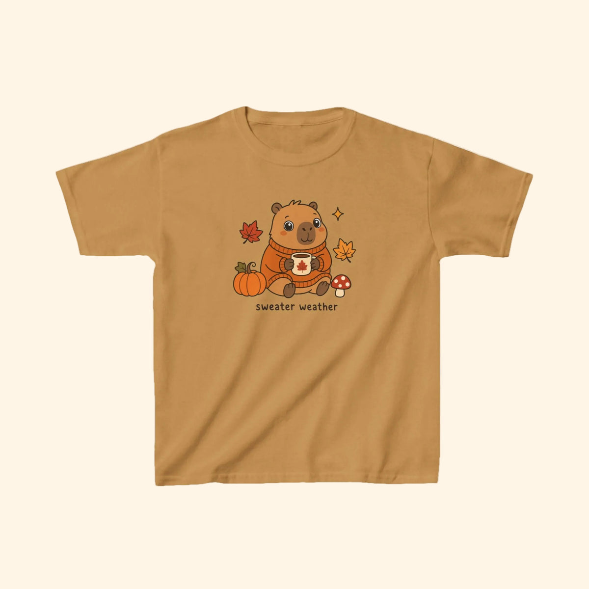 sweater weather capy kids tee