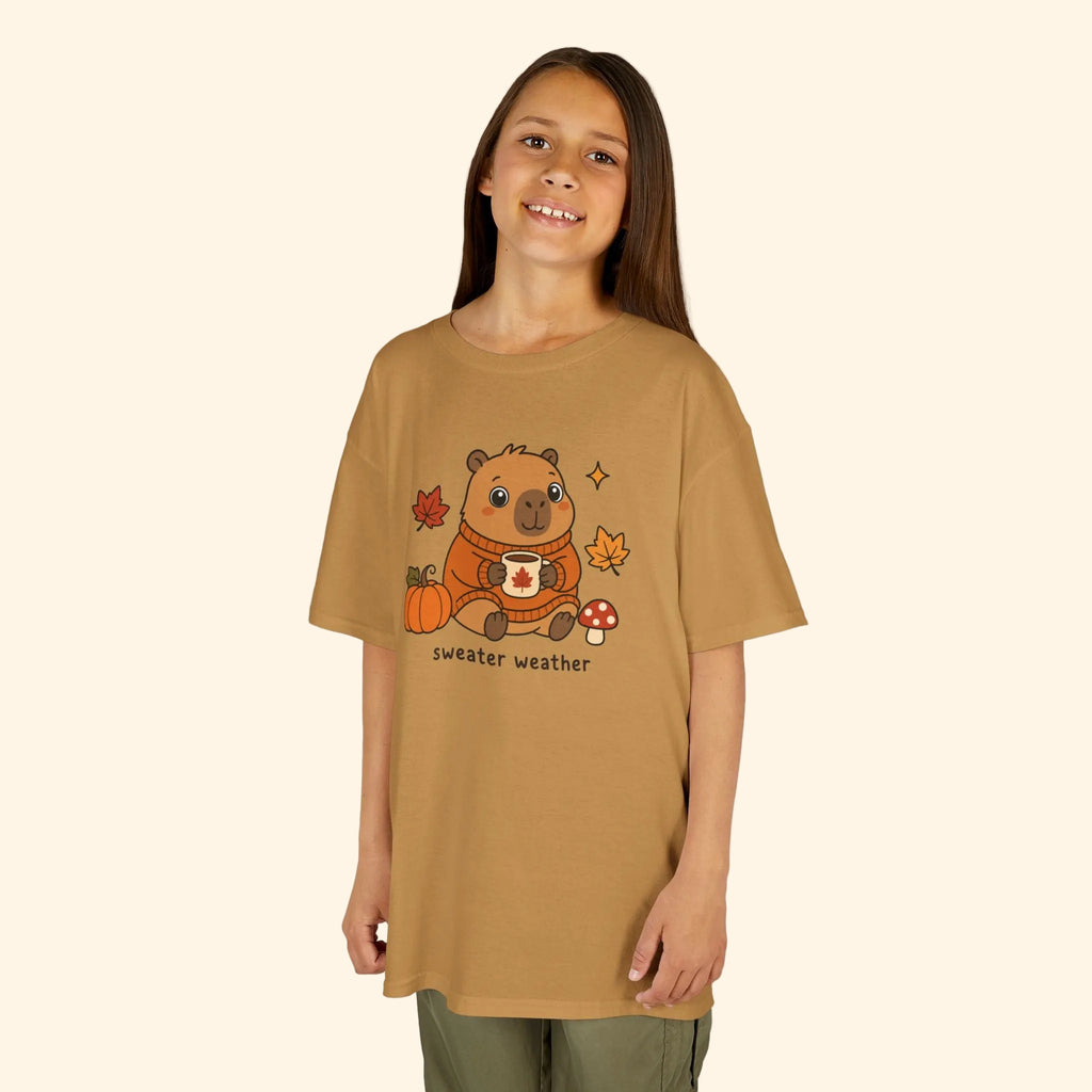 sweater weather capy kids tee