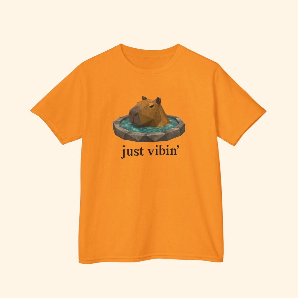 just vibin' kids tee