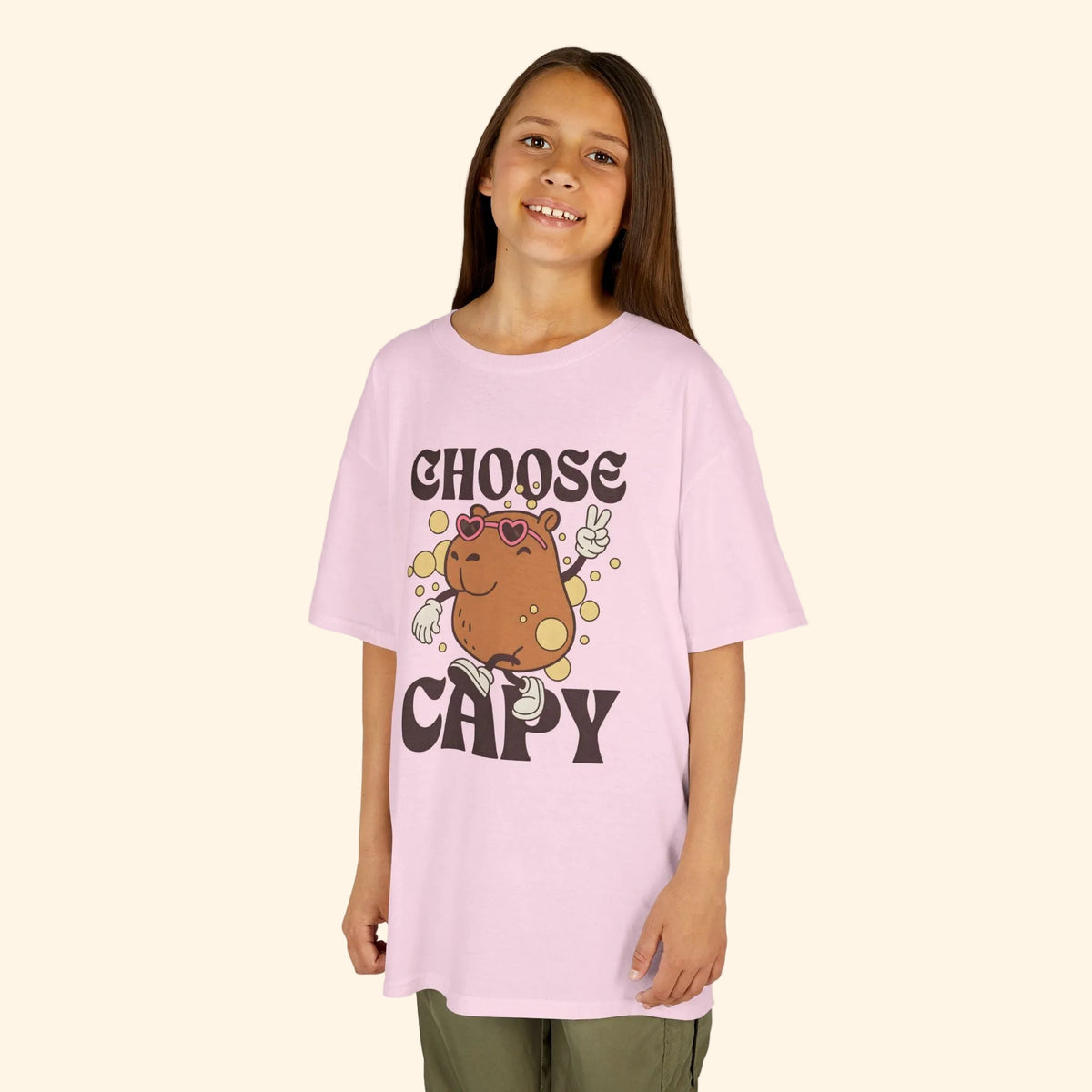 choose capy kids tee