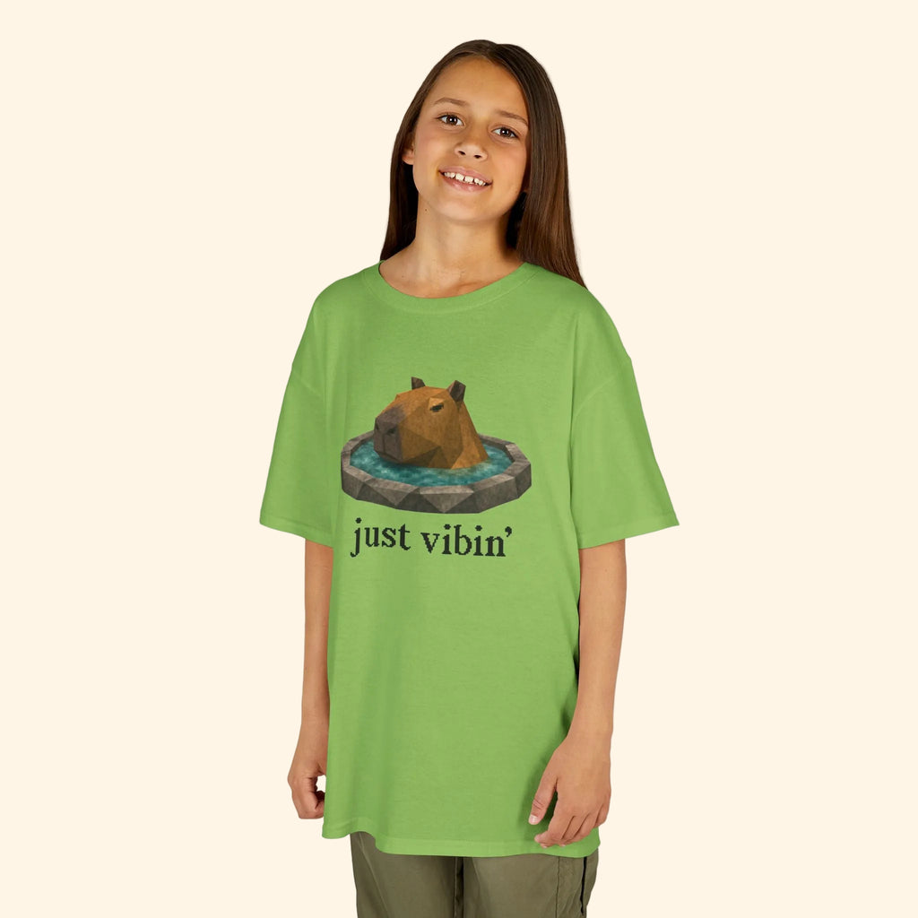 just vibin' kids tee