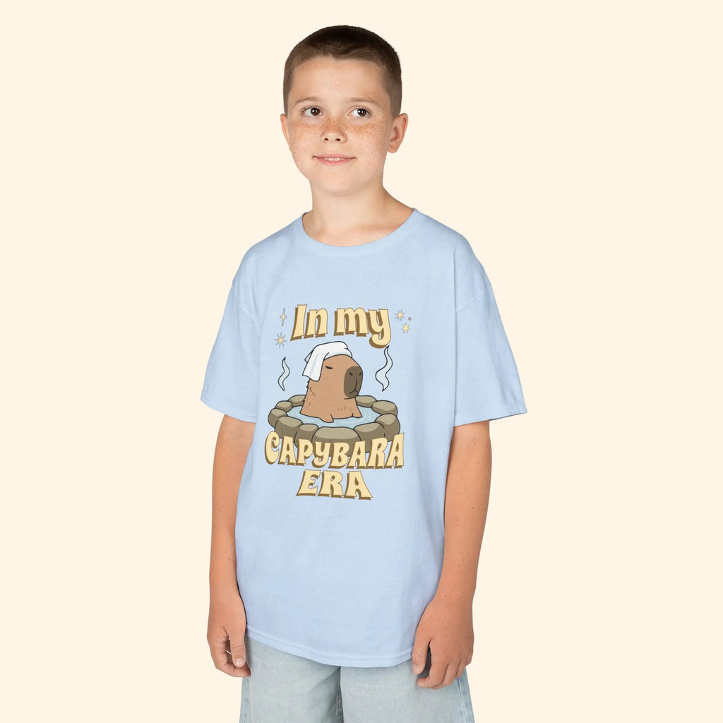 in my capybara era kids tee
