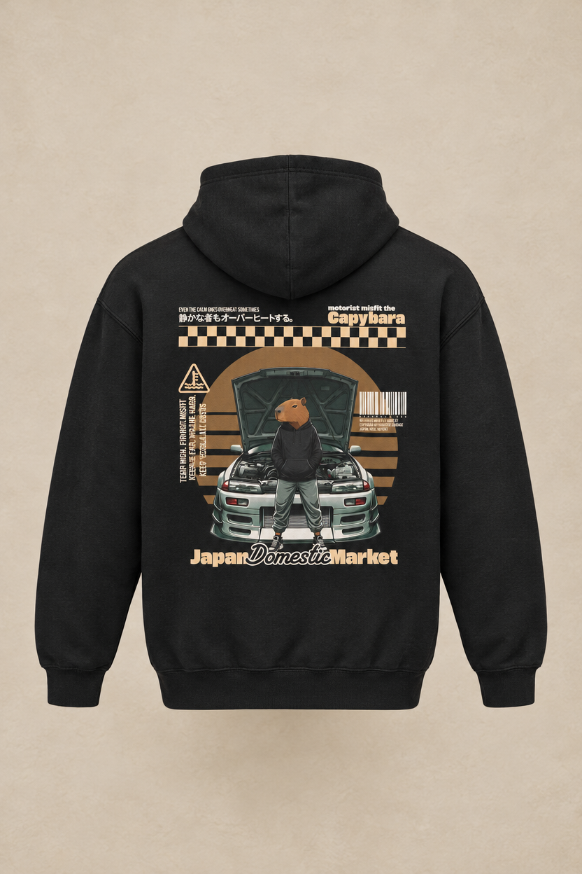 capybaria garage: overheat hoodie