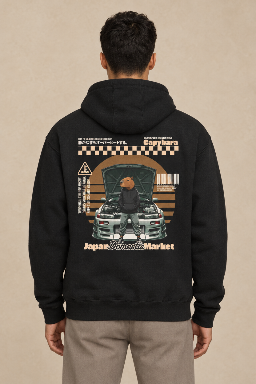 capybaria garage: overheat hoodie