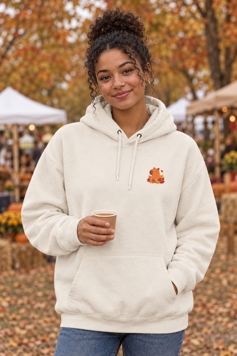 raking leaves hoodie