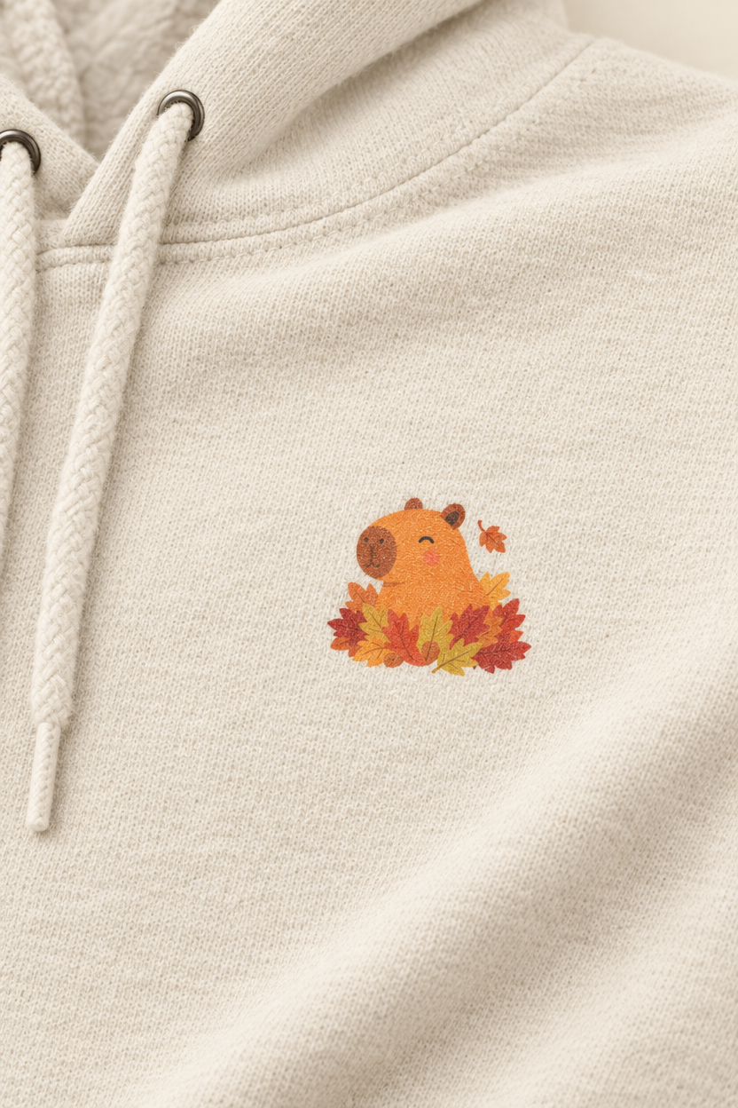 raking leaves hoodie