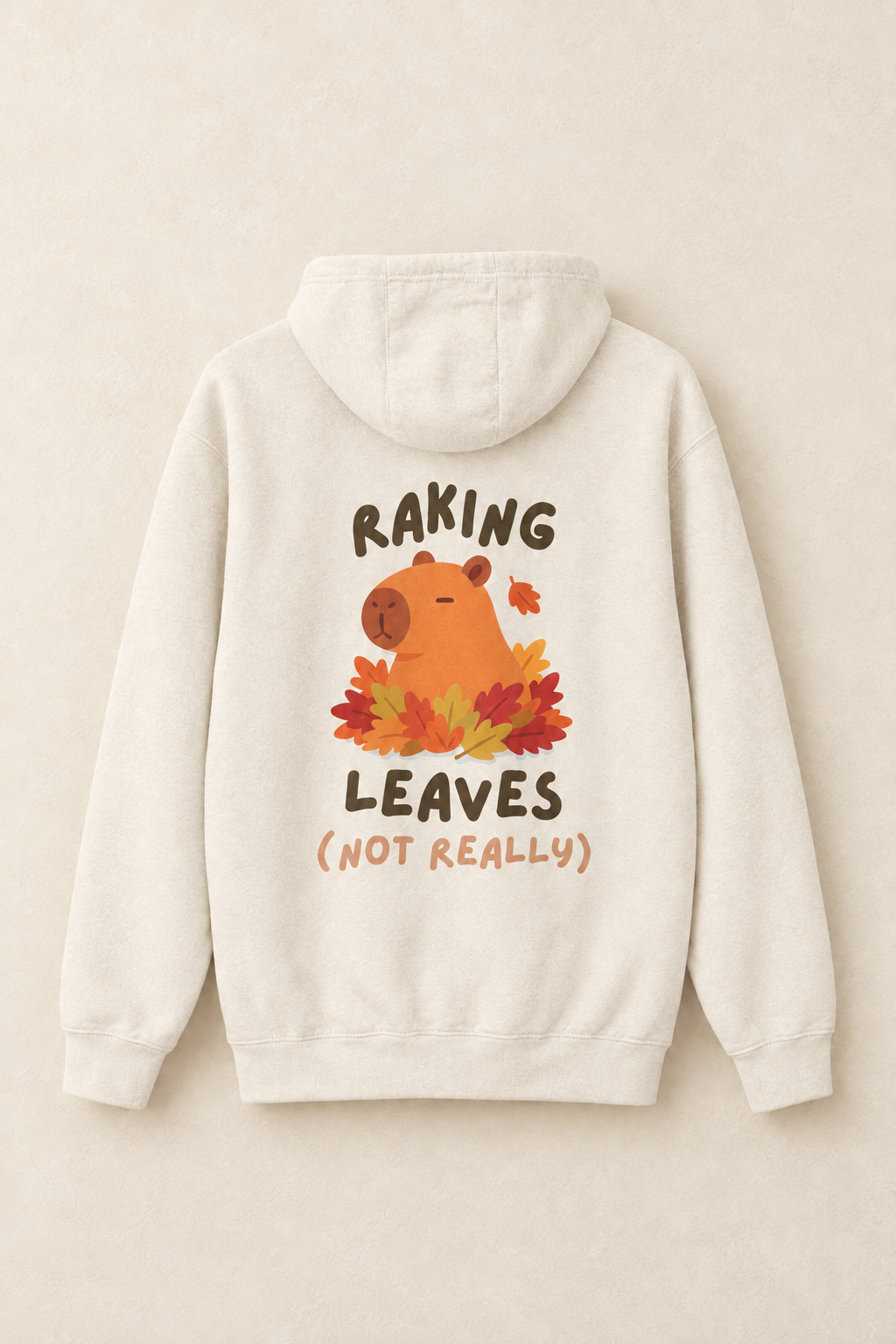 raking leaves hoodie