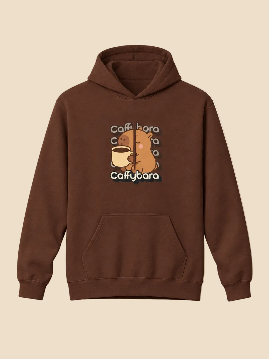 the caffybara hoodie