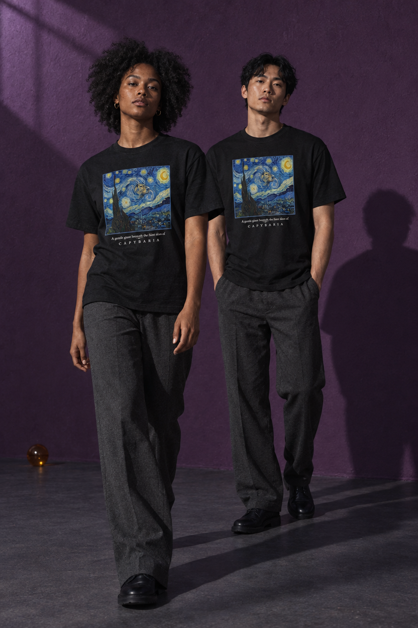 starry night x capy tee